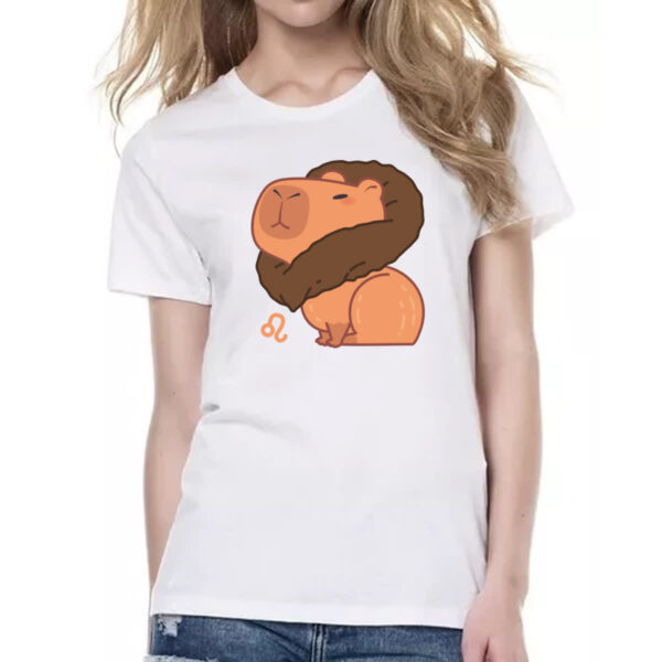 Camiseta Baby Look Signo Capivara Leao - Imagem 2