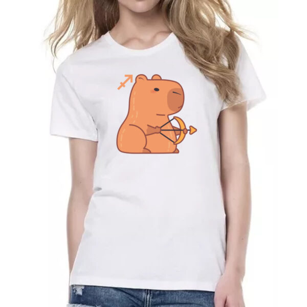 Camiseta Baby Look Signo Capivara Sagitario - Imagem 2