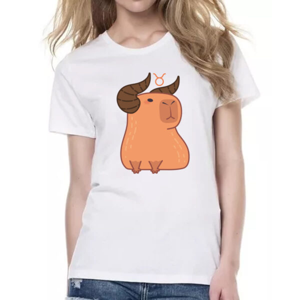 Camiseta Baby Look Signo Capivara Touro - Imagem 2