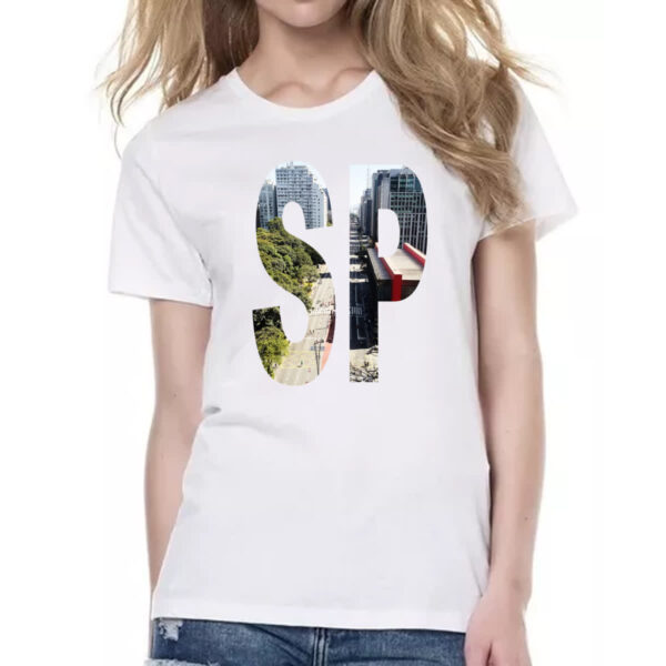 Camiseta Baby Look SP Avenida Paulista - Imagem 2