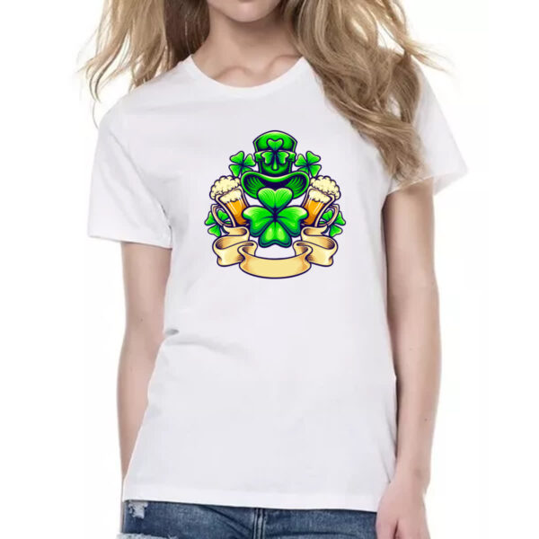 Camiseta Baby Look ST Patricks Day Trevo - Imagem 2