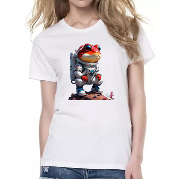 Camiseta Baby Look Sapo astronauta - Imagem 2