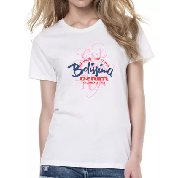 Camiseta Baby Look A simple touch of style Belissima - Imagem 2