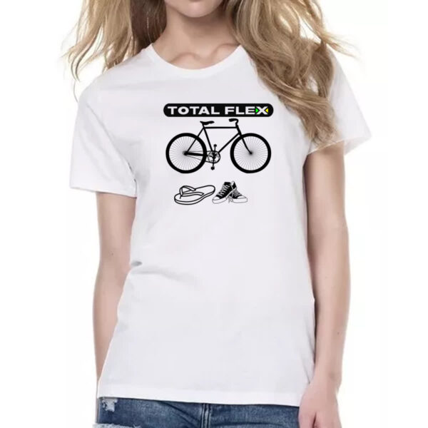 Camiseta Baby Look Bicicleta Total Flex - Imagem 2
