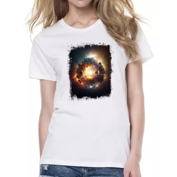 Camiseta Baby Look Big Bang Universo 2 - Imagem 2