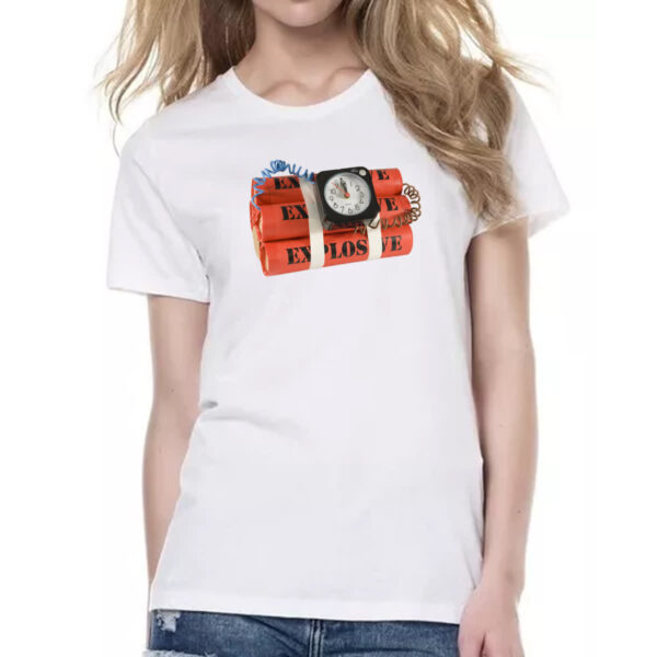 Camiseta Baby Look Bomba relogio - Imagem 2