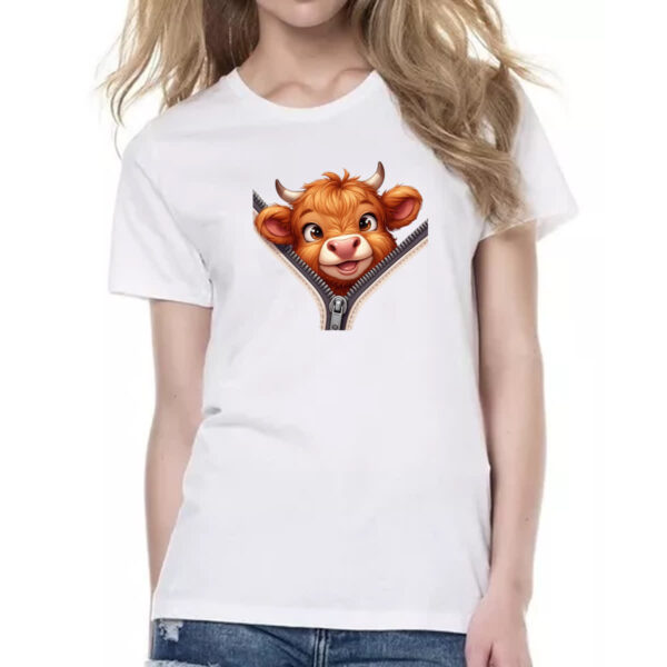 Camiseta Baby Look Bufalo no ziper - Imagem 2
