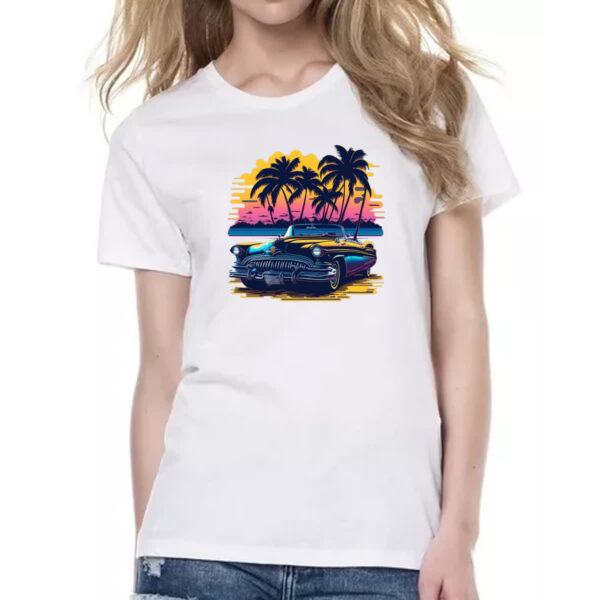 Camiseta Baby Look 1953 Conversivel Sunset - Imagem 2