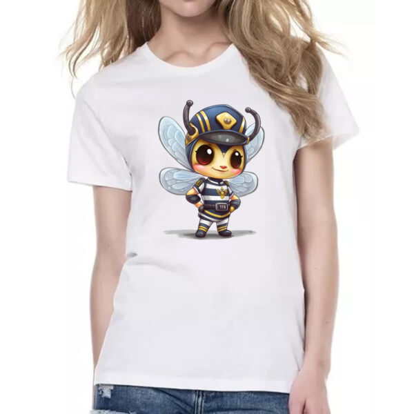 Camiseta Baby Look Abelha policial - Imagem 2