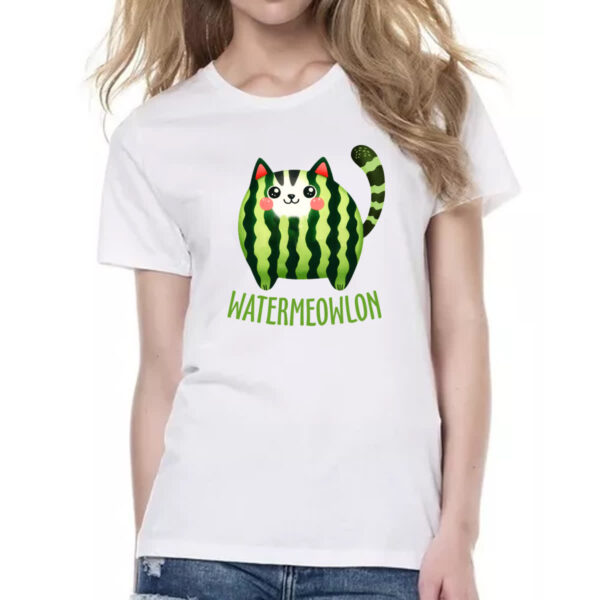 Camiseta Baby Look Watermeowlon - Imagem 2
