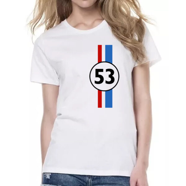 Camiseta Baby Look Herbie 53 fusca falasse logotipo - Imagem 2