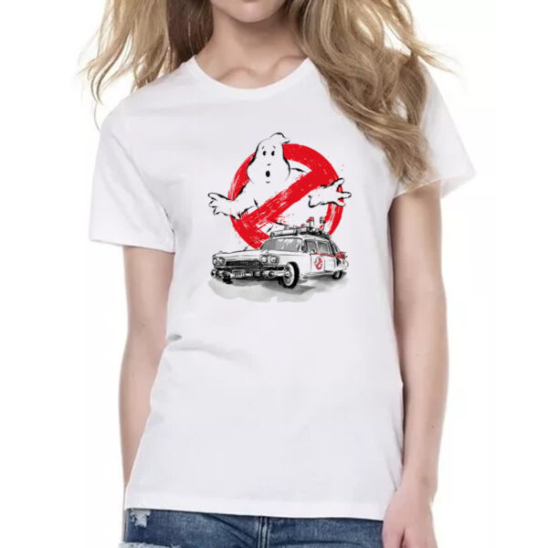 Camiseta Baby Look Caca Fantasmas Ghostbusters Ecto-1 - Imagem 2