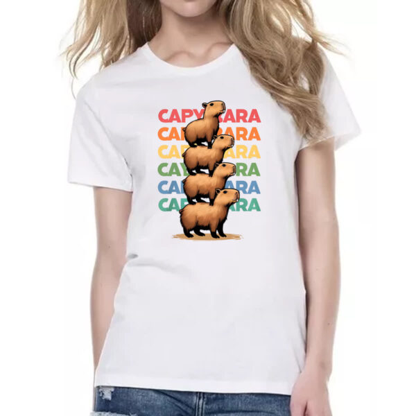 Camiseta Baby Look Capivara funny - Imagem 2