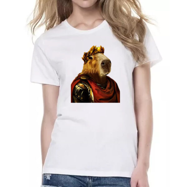 Camiseta Baby Look Capivara imperador - Imagem 2