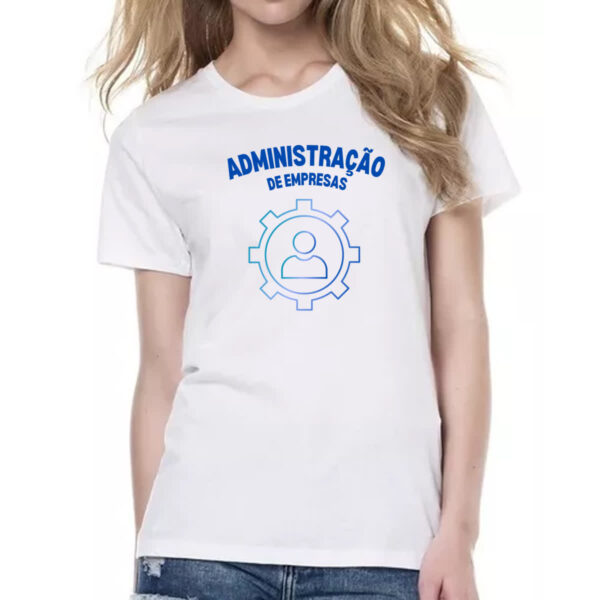 Camiseta Baby Look Administracao Empresas - Imagem 2