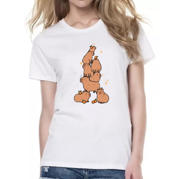 Camiseta Baby Look Capivarias - Imagem 2