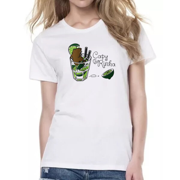 Camiseta Baby Look Capyrinha - Imagem 2
