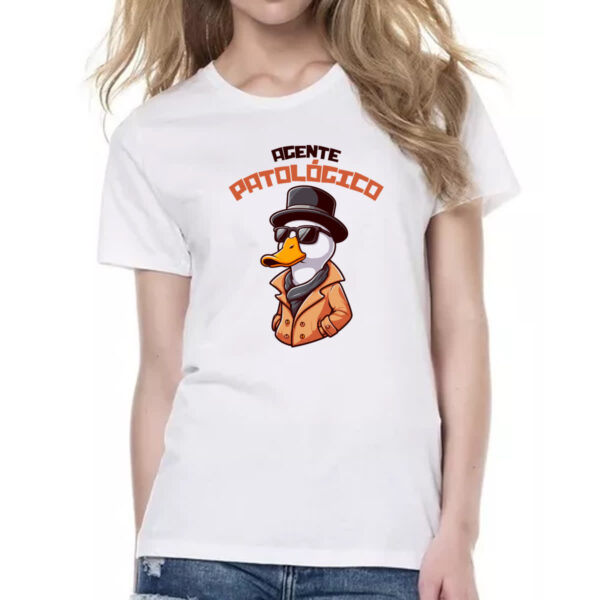 Camiseta Baby Look Agente patologico meme - Image 2