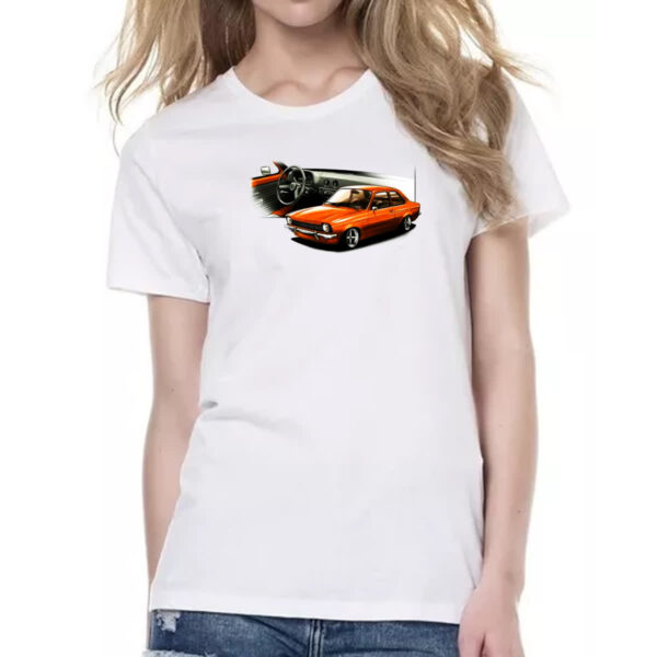 Camiseta Baby Look Chevette primeira geracao Vermelho - Imagem 2