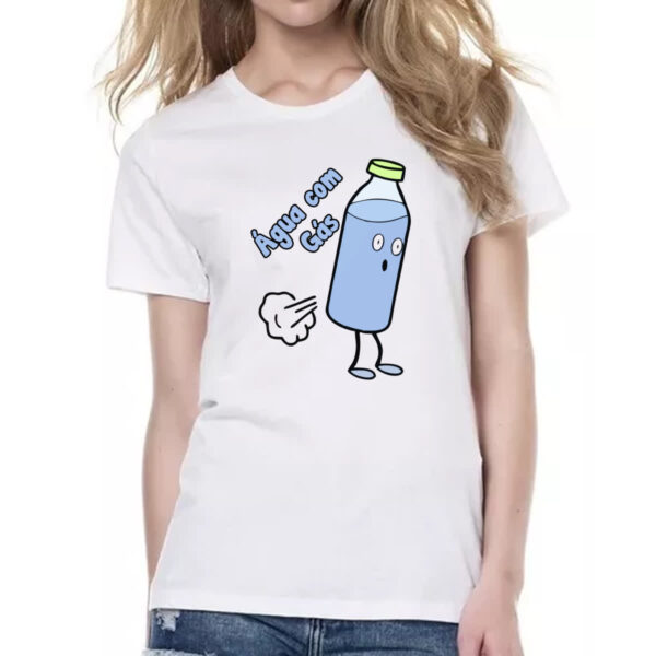 Camiseta Baby Look Agua com gas - Imagem 2