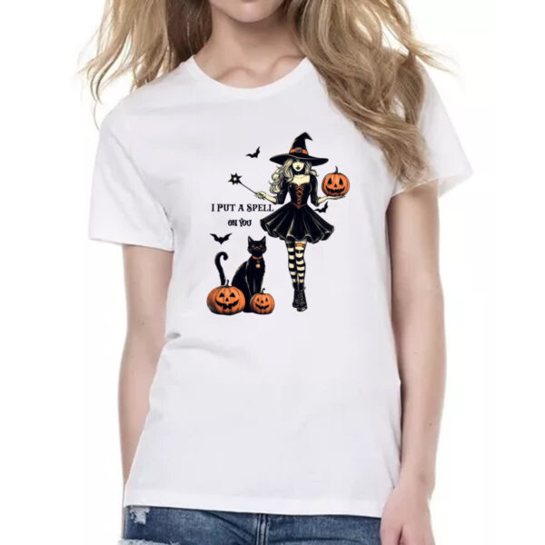 Camiseta Baby Look Colocar um feitico em voce - Imagem 2