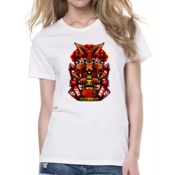 Camiseta Baby Look Coyote Biohazard - Imagem 2
