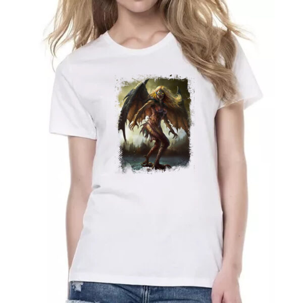 Camiseta Baby Look Criatura Mitologica Harpia 04 - Imagem 2