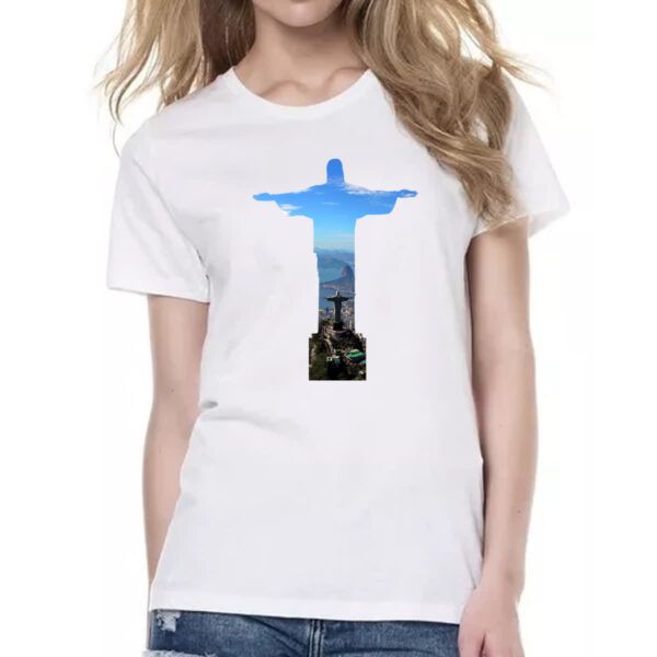 Camiseta Baby Look Cristo redentor RJ - Image 2