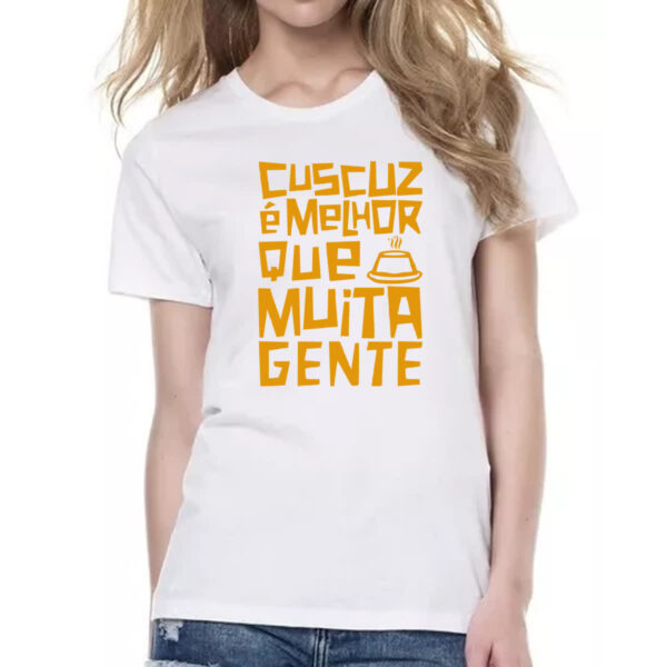 Camiseta Baby Look Cuscuz melhor que gente - Imagem 2