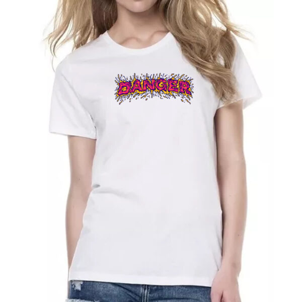 Camiseta Baby Look Danger splash - Imagem 2