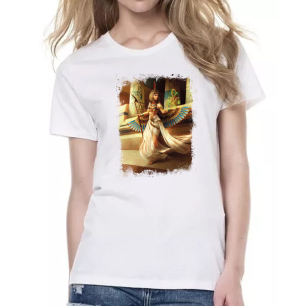 Camiseta Baby Look Deusa Isis Ilustracao - Imagem 2