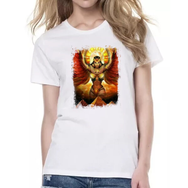 Camiseta Baby Look Deusa Isis Sobre o Egito - Imagem 2