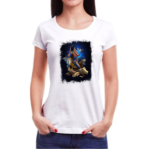 Camiseta Baby Look Empires and Puzzles Heroi Dawn - Imagem 3