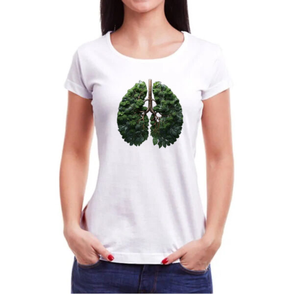 Camiseta Baby Look Amazonia pulmao do mundo - Imagem 3