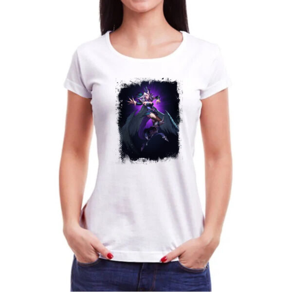 Camiseta Baby Look Empires and Puzzles Heroi Hel - Imagem 3