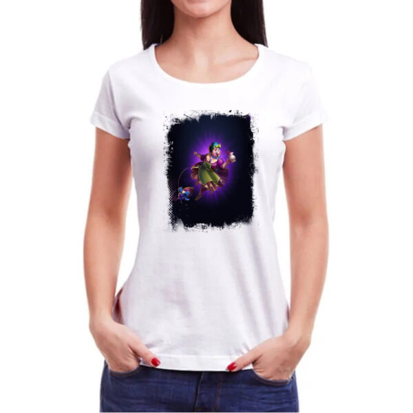 Camiseta Baby Look Empires and Puzzles Heroi Hulda - Imagem 3