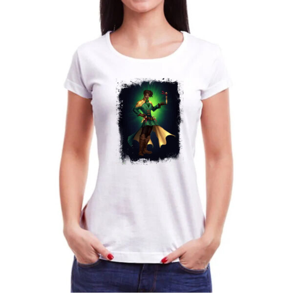 Camiseta Baby Look Empires and Puzzles Heroi Kingston - Imagem 3