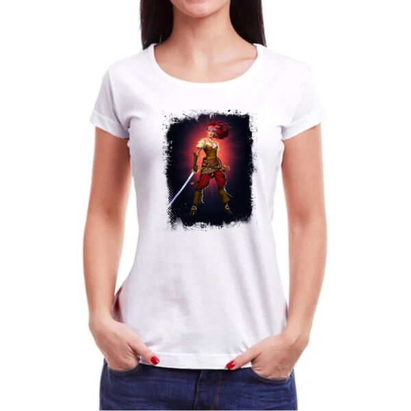 Camiseta Baby Look Empires and Puzzles Heroi Marjana - Imagem 3