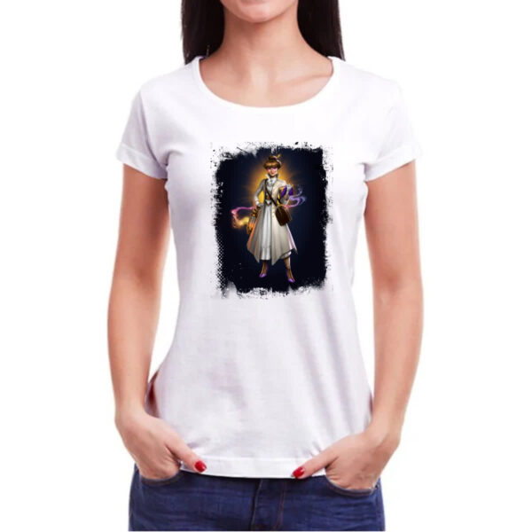 Camiseta Baby Look Empires and Puzzles Heroi Prof Lidenbrock - Imagem 3