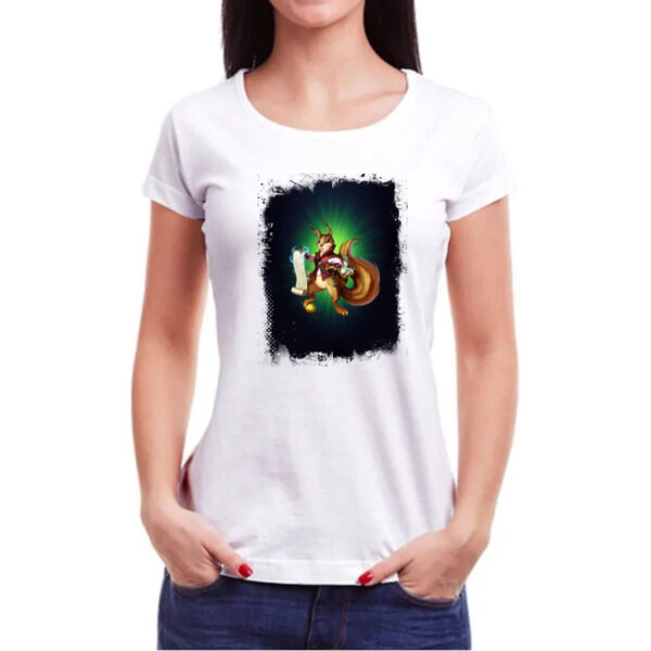 Camiseta Baby Look Empires and Puzzles Heroi Ratatoskr - Imagem 3
