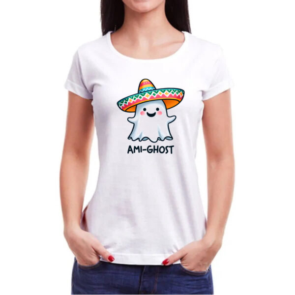 Camiseta Baby Look Ami-Ghost - Imagem 3
