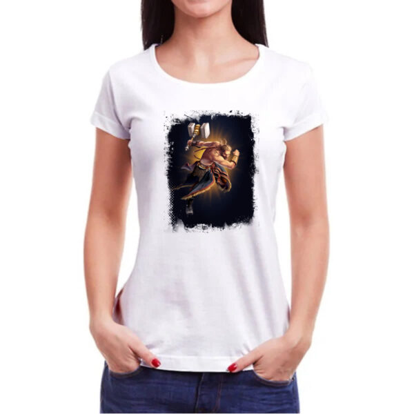 Camiseta Baby Look Empires and Puzzles Heroi Thor - Imagem 3