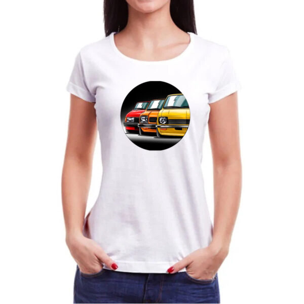 Camiseta Baby Look Evolucao Chevette - Imagem 3