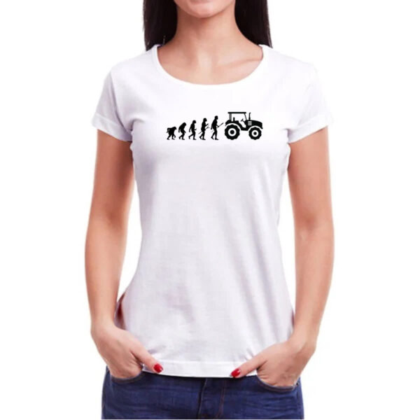 Camiseta Baby Look Evolucao agro - Imagem 3