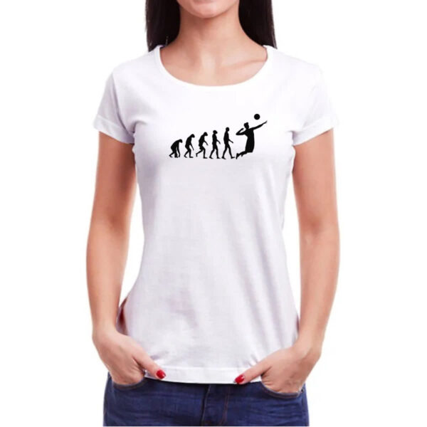 Camiseta Baby Look Evolucao volley - Imagem 3