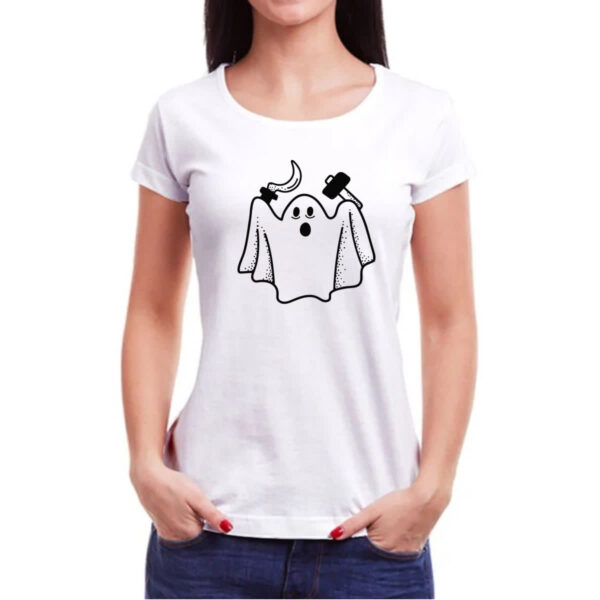 Camiseta Baby Look Fantasma do comunismo ferramentas - Imagem 3