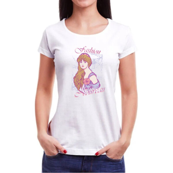 Camiseta Baby Look Fashion nouveau - Imagem 3