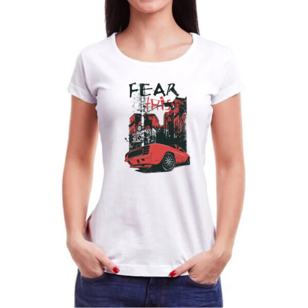 Camiseta Baby Look Fear this - Imagem 3