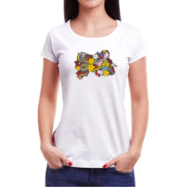 Camiseta Baby Look Gangster Girl - Imagem 3