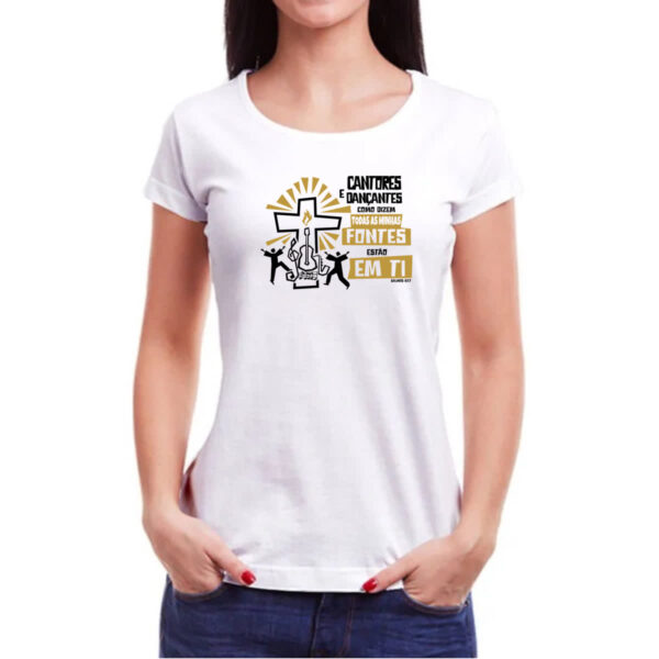 Camiseta Baby Look Gospel Salmos 87.7 - Imagem 3